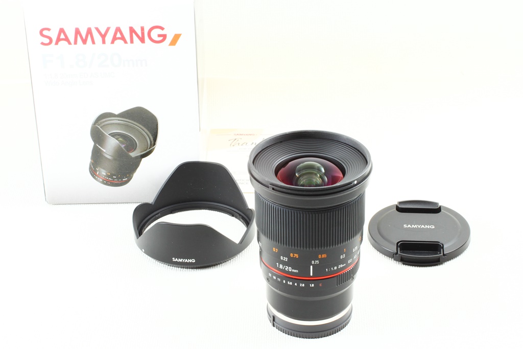 サムヤン 20mm F1.8 ED AS UMC ソニーE 交換レンズの商品画像