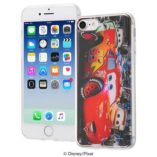 ingrem iPhone 8/7用 TPUケース 背面パネルセット カーズ4 名場面 IJ-DP7TP/CR004 iPhone用ケースの商品画像