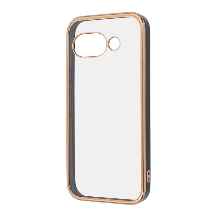 Google Pixel 9a LUSTANT 衝撃吸収ハイブリッドケース IN-GP9ACC17/BGD（ブラック_ゴールド）の商品画像