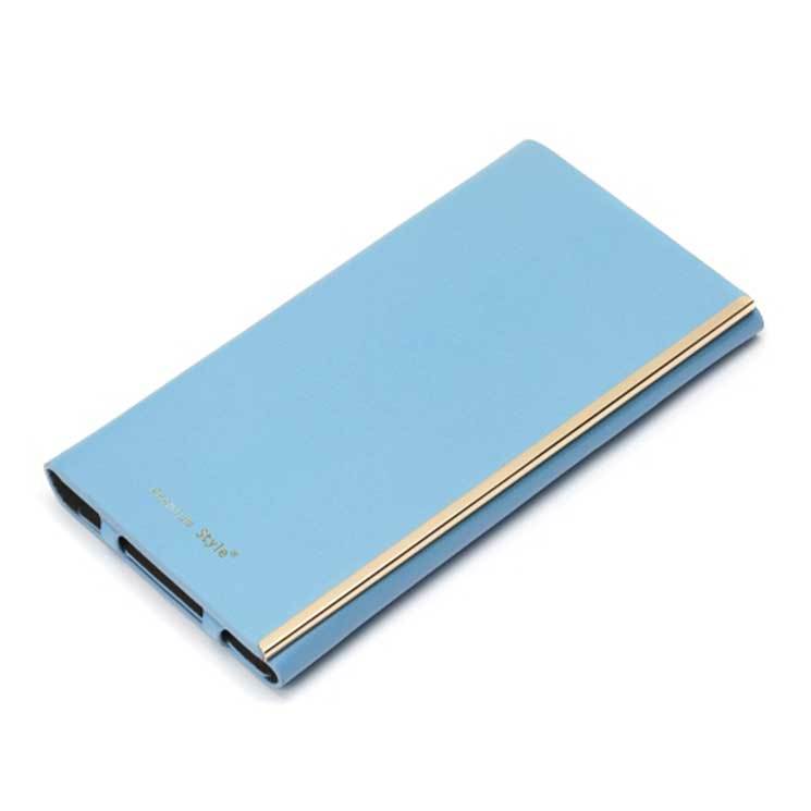 PGA iPhone X用 オールPUレザーフリップカバー ブルー PG-17XFP52BL iPhone用ケースの商品画像