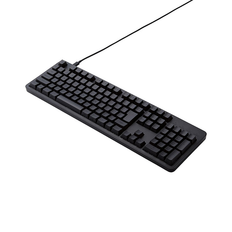 ELECOM ELECOM 有線メカニカルテンキーレスキーボード Leggero 静音赤