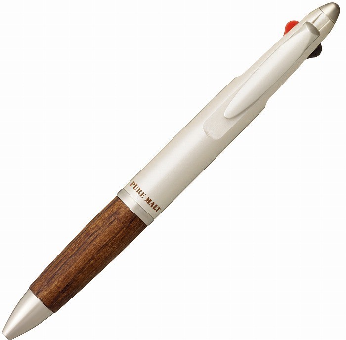 ピュアモルト 3機能ペン ダークブラウン（黒・赤）0.7mm MSXE310050722×1本