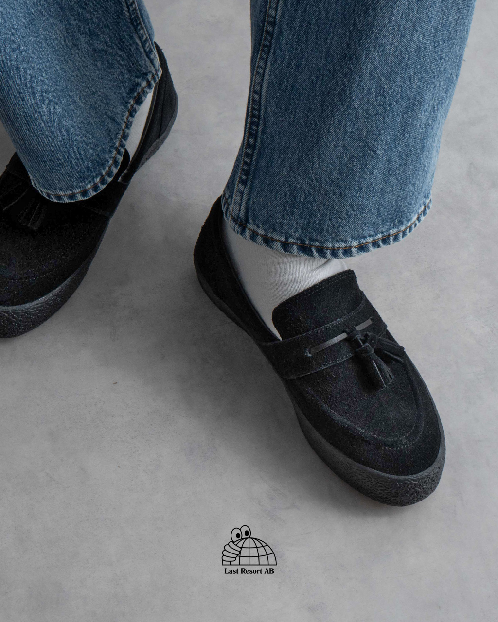  последний resort e- Be Last Resort AB Loafer замша мужской Loafer туфли без застежки кисточка low cut skate обувь ske-ta-VM005