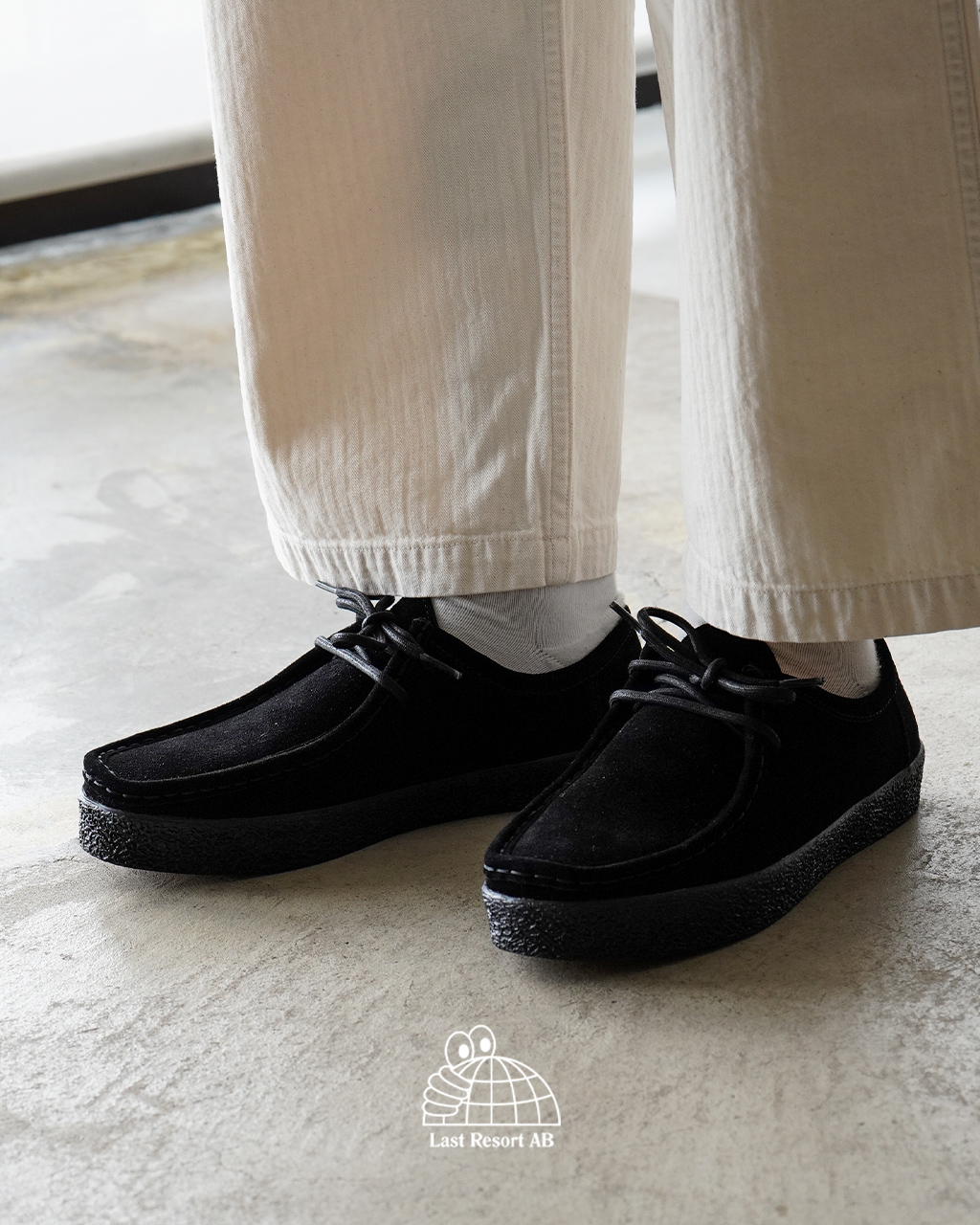  последний resort e- Be Last Resort ABmok обувь замша low cut спортивные туфли Moc Hi VM006