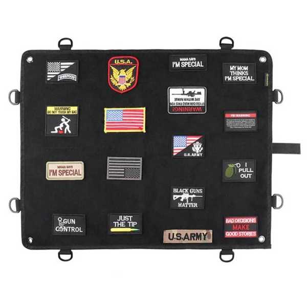  Tacty karumo-la patch panel большой 24 "x 18" крюк петля поверхность цвет 360 раз для дисплея D кольцо милитари id patch 