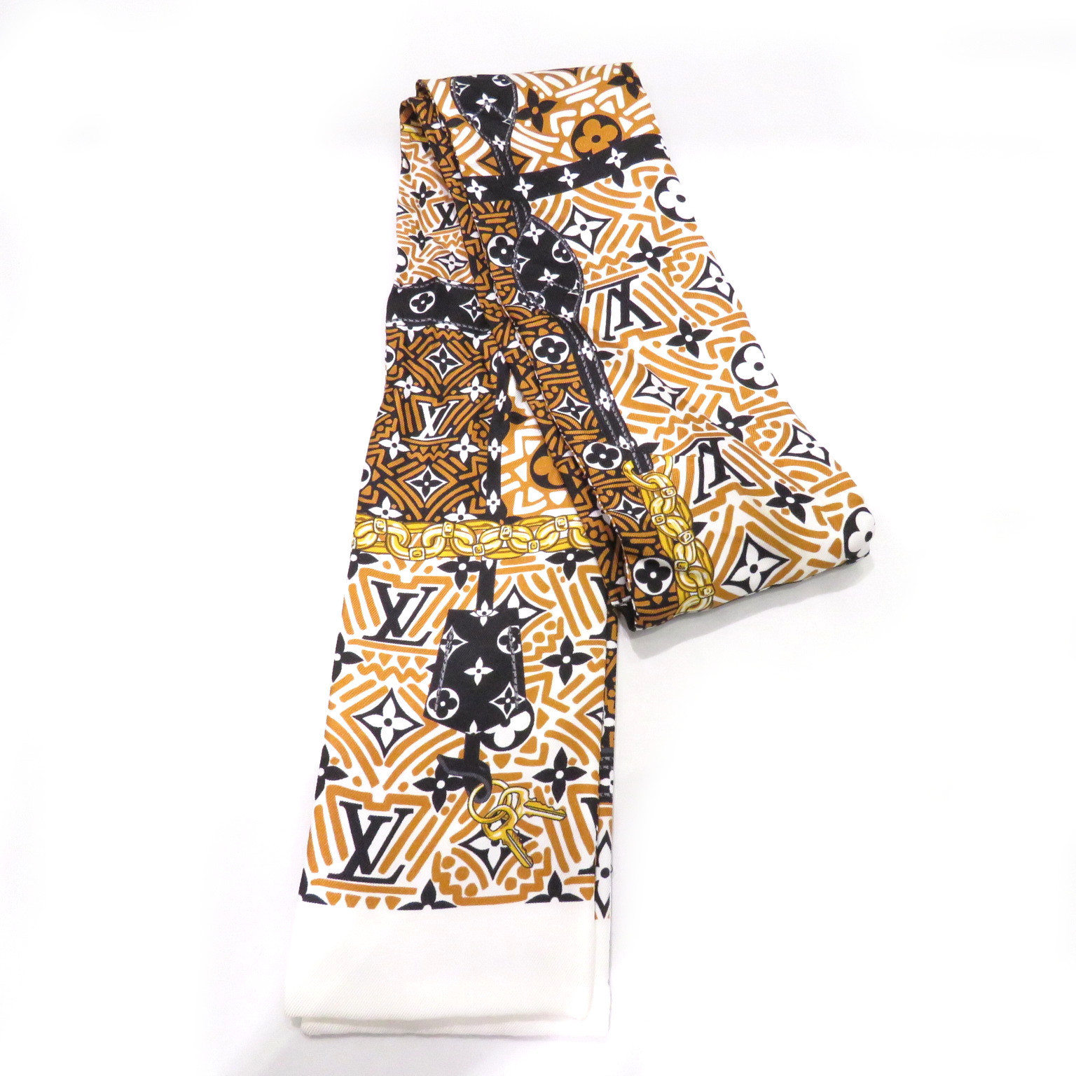 LOUIS VUITTON ( Louis Vuitton ) частота - шарф Brown 