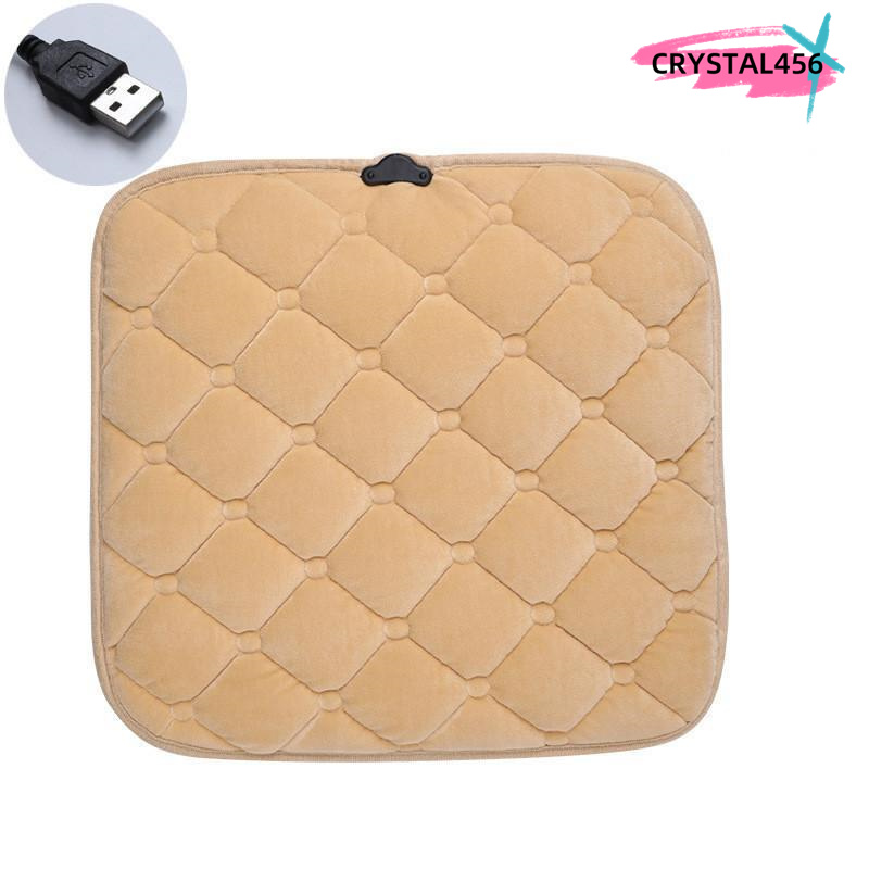  hot carpet electric mat hot mat temperature adjustment USB car in-vehicle heating Mini one person for 43×43cm energy conservation seat cloth electric hot mat camp in car heating pad 