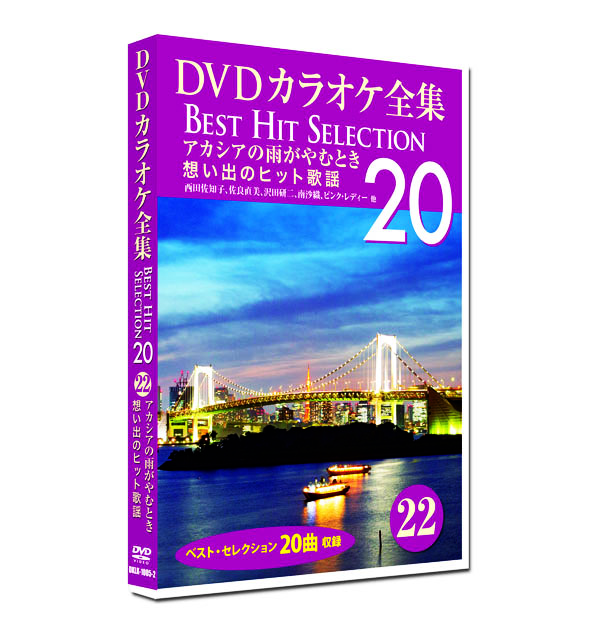  new goods DVD karaoke complete set of works 22 BEST HIT SELECTION.... hit song (DVD) DKLK-1005-2