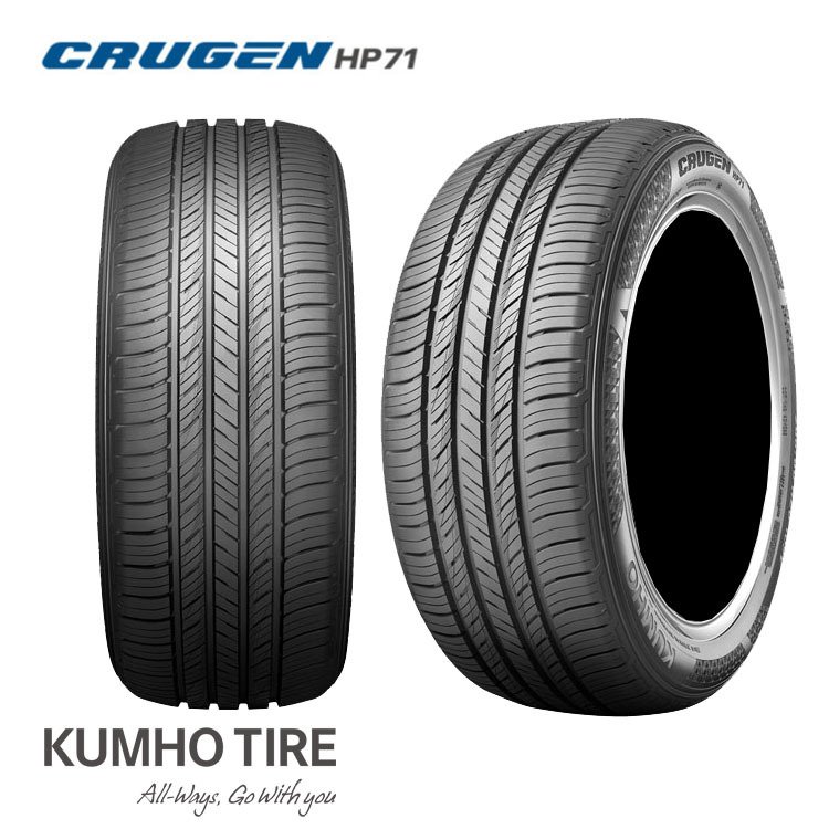 KUMHO CRUGEN HP71 225/55R18 98V タイヤ×1本 クルーゼン 自動車　ラジアルタイヤ、夏タイヤの商品画像
