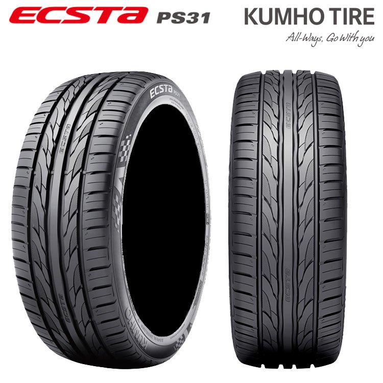 KUMHO ECSTA PS31 225/50R18 95W タイヤ×4本セット エクスタ 自動車　ラジアルタイヤ、夏タイヤの商品画像