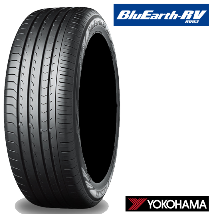 215/60 R17 YOKOHAMA BluEarth RV03ラジアルタイヤ ヨコハマタイヤ BluEarth-RV RV03 215/60R17 96H すべてコミコミ4本セット