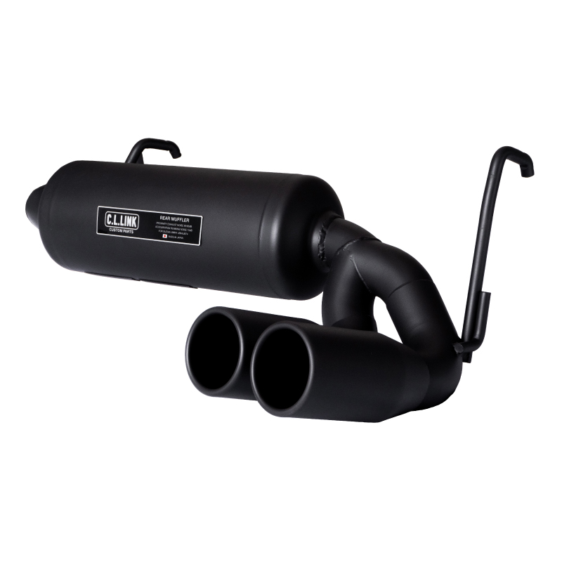 C.L.LINK リアマフラー タイプ2 ダブル出し ジムニー/ジムニーシエラ JB64W JB74W CMJ-Type2-6474MB（マットブラック）の商品画像