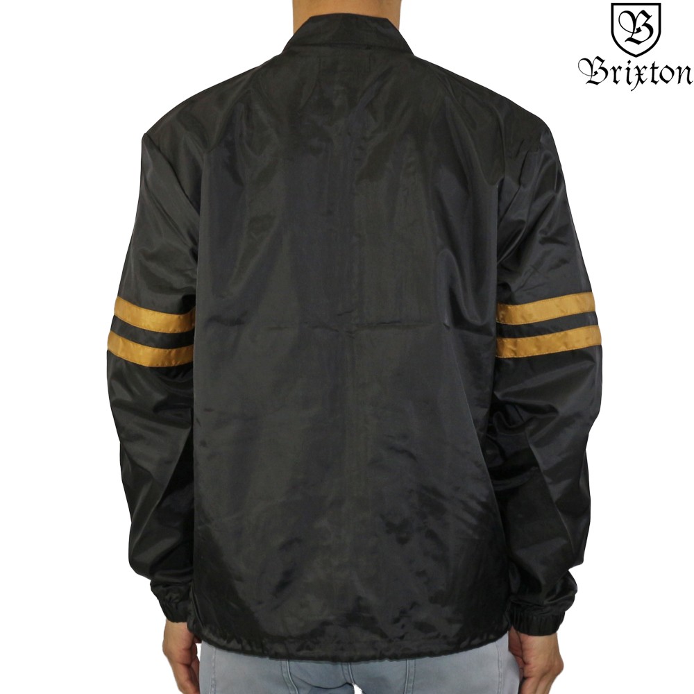  нейлон жакет Brixton желтохвост k камень Plex Jacket черный / bronze p Rex бренд Coach скейтборд Street одежда 