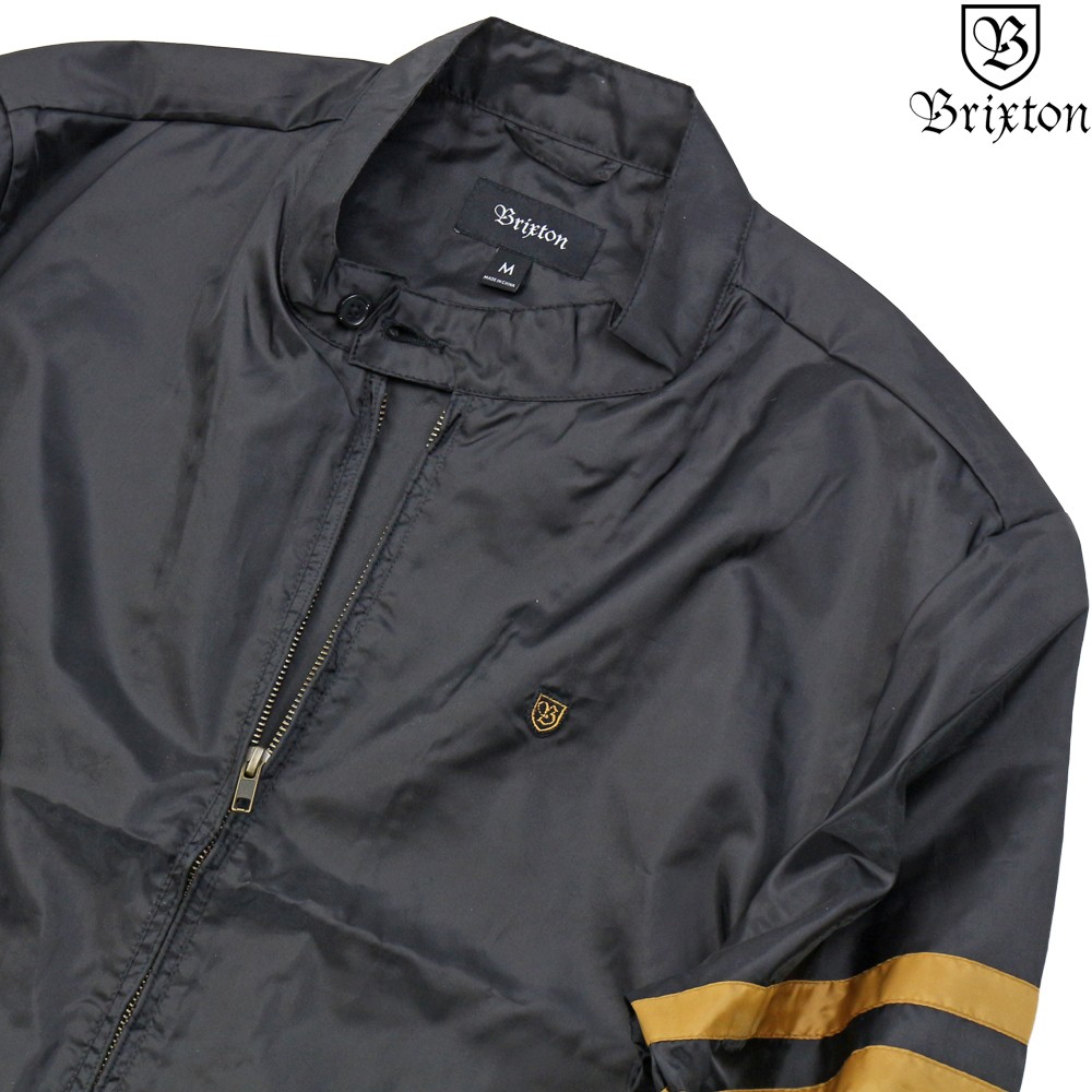  нейлон жакет Brixton желтохвост k камень Plex Jacket черный / bronze p Rex бренд Coach скейтборд Street одежда 