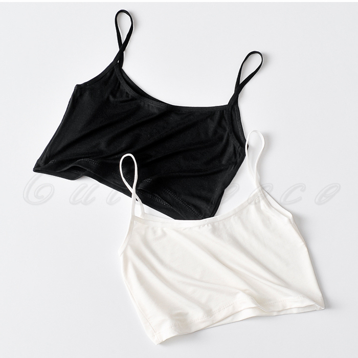  immediate payment goods bla cover lady's tube top plain camisole short tops casual chila is seen prevention inner beautiful . stylish free shipping 