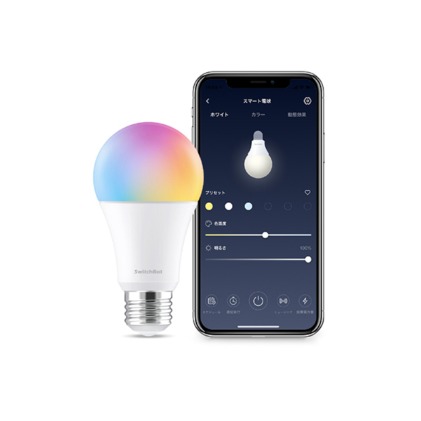SwitchBot SwitchBot スマート電球 E26 W1401400-GH ×1個 LED電球、LED