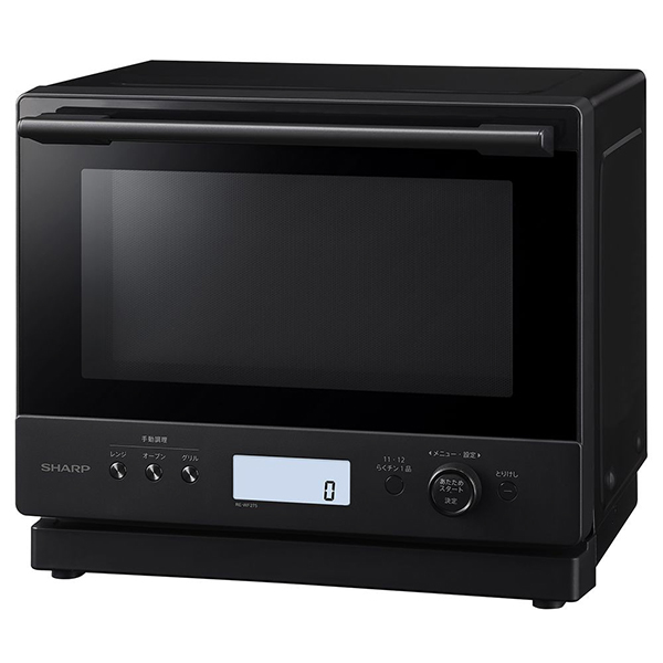 電子レンジ　シャープ　SHARP PLAINLY オーブンレンジ　ブラック SHARP シャープ PLAINLY 過熱水蒸気オーブンレンジ RE-WF275-B
