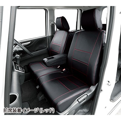 ボンフォーム ソフトレザーR N-BOX専用（'11.11～'17.8）4497-50BK（ブラック）の商品画像