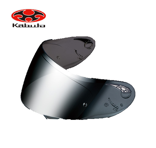 {....}* free shipping regular goods (OGK) CF-1W mirror shield < silver mirror > KAMUI3 SHUMA Kamui 3 option parts o-ji-ke- Kabuto [ motorcycle supplies ]