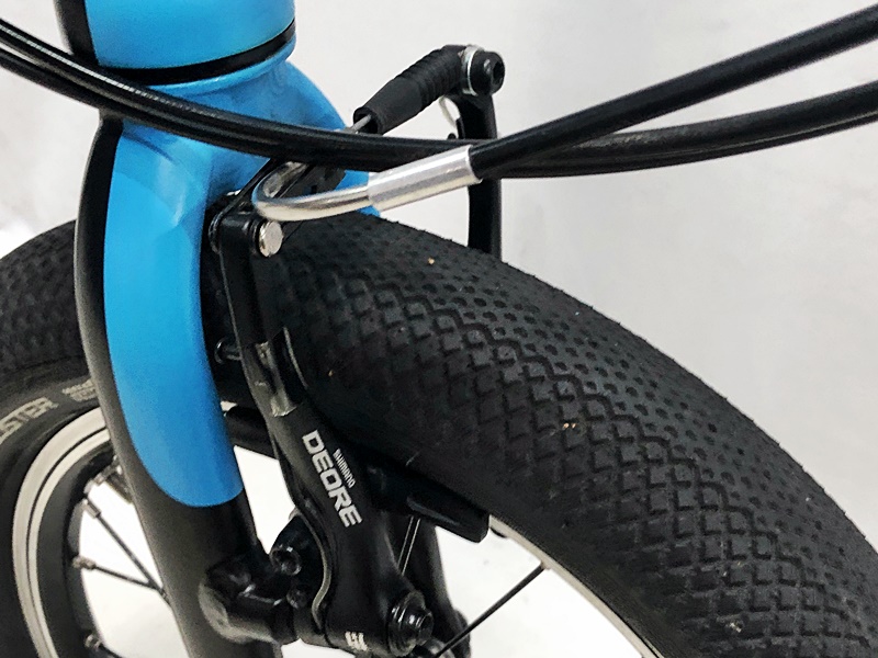  beautiful goods da ho nDAHON case Lee K3 2019 year folding bike folding bicycle 14 -inch blue / black 