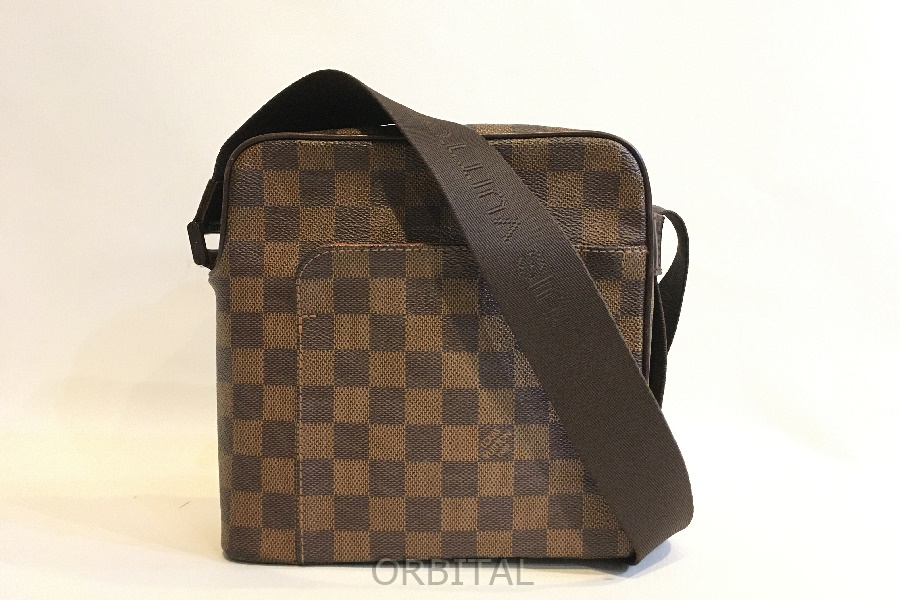  2 . шар ) Louis Vuitton LOUIS VUITTON Olaf PM N41442 Damier eben сумка на плечо MI0024 стандартный 