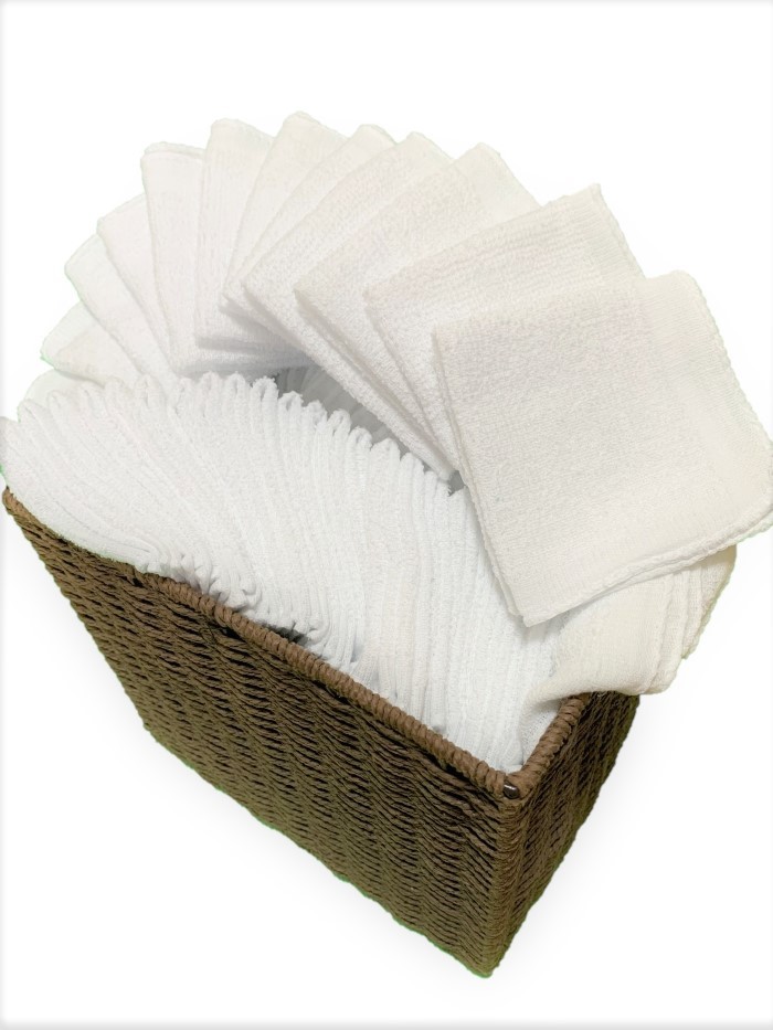  towel . width Cross waste towel set white towel hand towel with translation 50 pieces set large amount business use disposable 