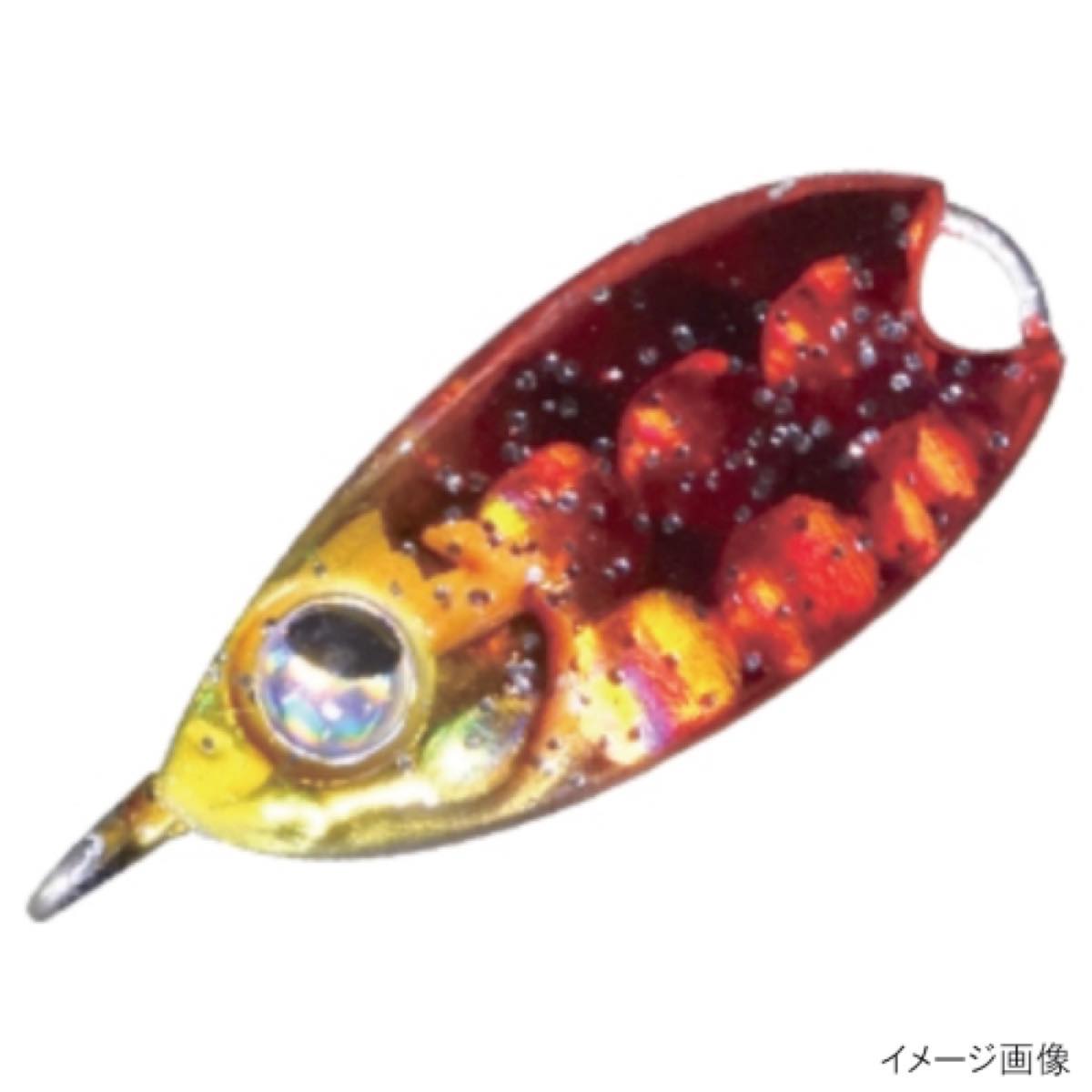 RUDIE'S 魚子メタルひらり 2.5g アカキンラメ メタルジグの商品画像