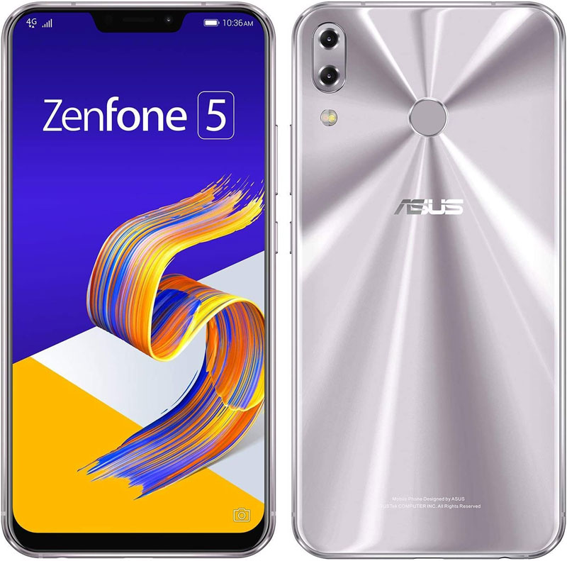 ASUS ZenFone 5 ZE620KL 6.2インチ メモリー6GB ストレージ64GB スペースシルバー SIMフリー ZenFone ZenFone 5 アンドロイドスマートフォンの商品画像