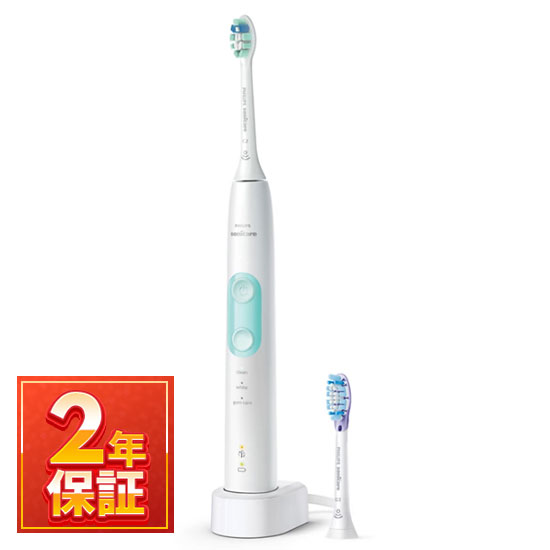 Philips ソニッケアー プロテクトクリーン プレミアム HX6857/31（ホワイトミント） ソニッケアー プロテクトクリーン 電動歯ブラシ本体の商品画像