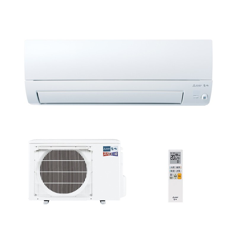 三菱電機 KXVシリーズ（室内ユニットのみ）2025年度モデル MSZ-KXV4025S-W-IN（ピュアホワイト） ズバ暖霧ヶ峰 家庭用エアコンの商品画像