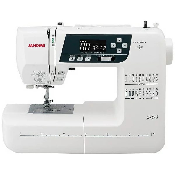 ジャノメ コンピュータミシン JN810（グレー） コンピューターミシン