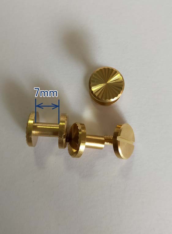  screw type calking Gold keep hand metal fittings calking pattern attaching 