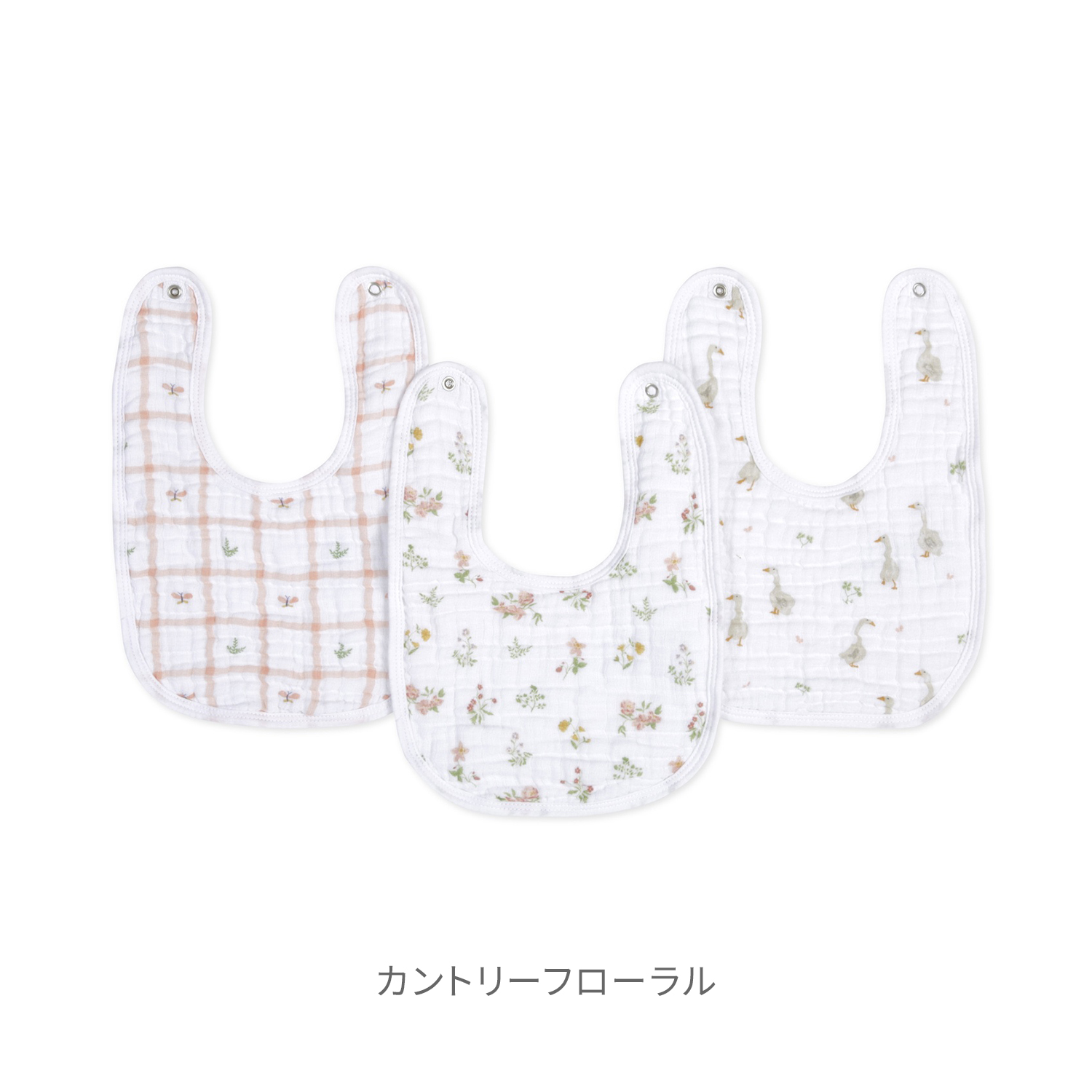 aden + anaiseiten and anei зажим bib 3 шт. комплект | хлопок bib слюнявчик двойной марля подарок 