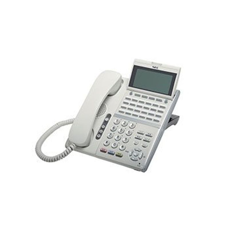 NECプラットフォームズ ISDN停電 デジタル多機能電話機 DTZ-24PD-2D（WH）TEL ホワイト 固定電話機の商品画像