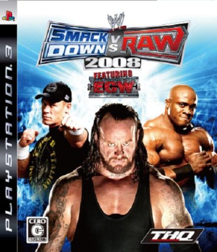 【PS3】THQジャパン WWE2008 SmackDown vs Raw PS3用ソフト（パッケージ版）の商品画像