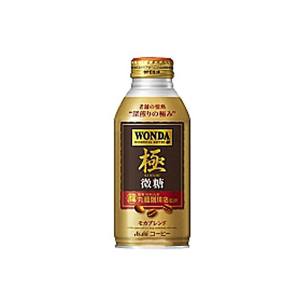 アサヒ飲料 アサヒ ワンダ 極 微糖 370g×24本 ボトル缶 缶コーヒー、コーヒー飲料の商品画像