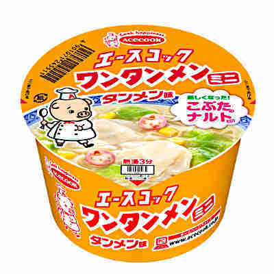 エースコック エースコック ミニワンタンメン タンメン味 39g × 12個 エースコックワンタンメン カップラーメンの商品画像