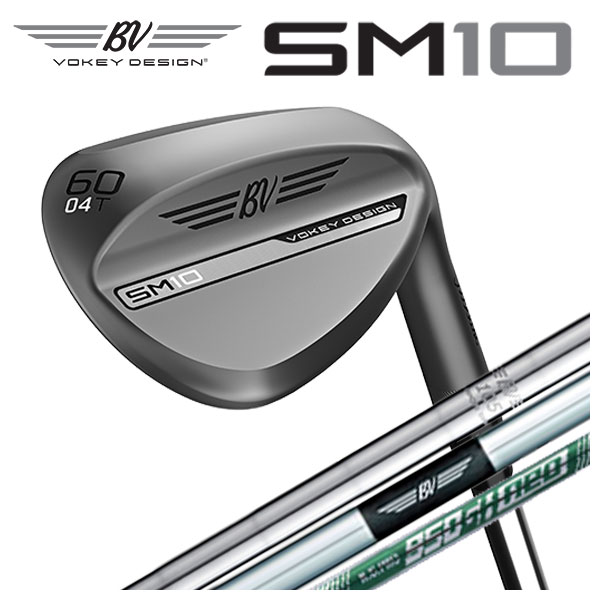 Titleist Vokey（SPIN MILLED）SM10 ウェッジ［BV105］（52°/12°F）オールニューニッケルの商品画像