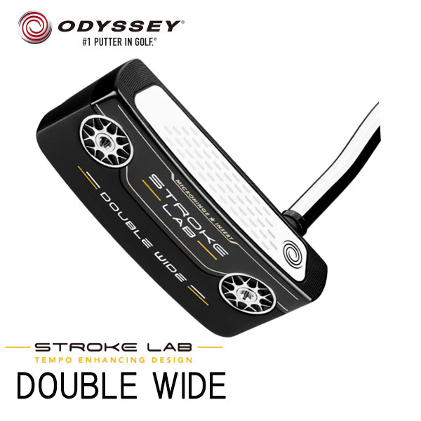 Callaway ODYSSEY STROKE LAB ブラックシリーズ DOUBLE WIDE パター 2020 ［34インチ］ ODYSSEY（キャロウェイゴルフ） STROKE LAB パターの商品画像