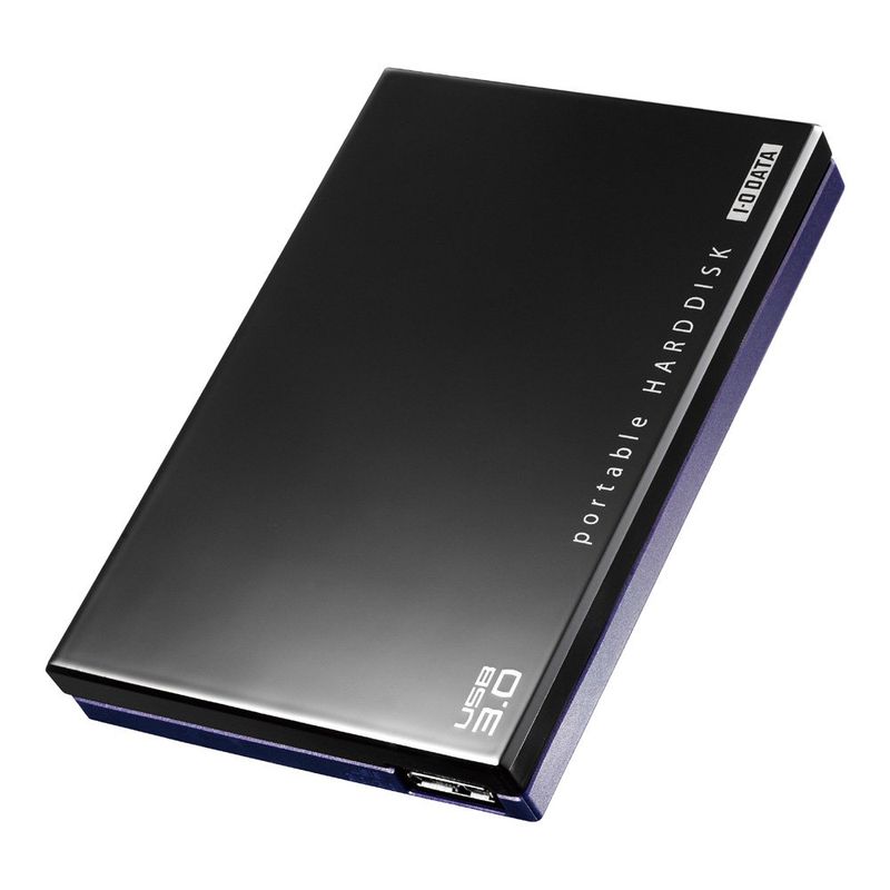アイオーデータ HDPC-UT1.0KE [ポータブルハードディスク 超高速カクうす HDPC-UTEシリーズシリーズ 1TB ブラック］ HDD、ハードディスクドライブの商品画像