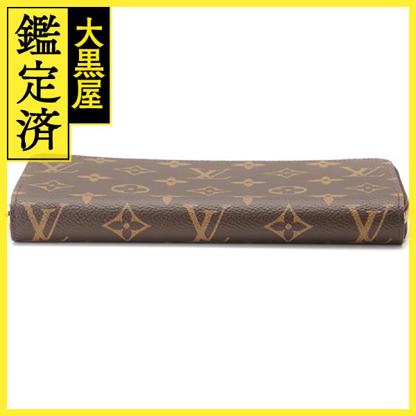 LOUIS VUITTON Louis Vuitton длинный кошелек Zippy * бумажник монограмма f.- автомобиль M41895 RFID бирка [433]