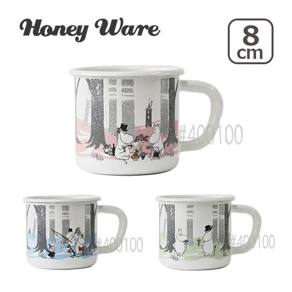 富士ホーロー ムーミン・イン・ザ・フォレストシリーズ 8cmマグ 400ml MTF-8MG （ピンク） Honey Ware Moomin in the Forest Series マグカップの商品画像