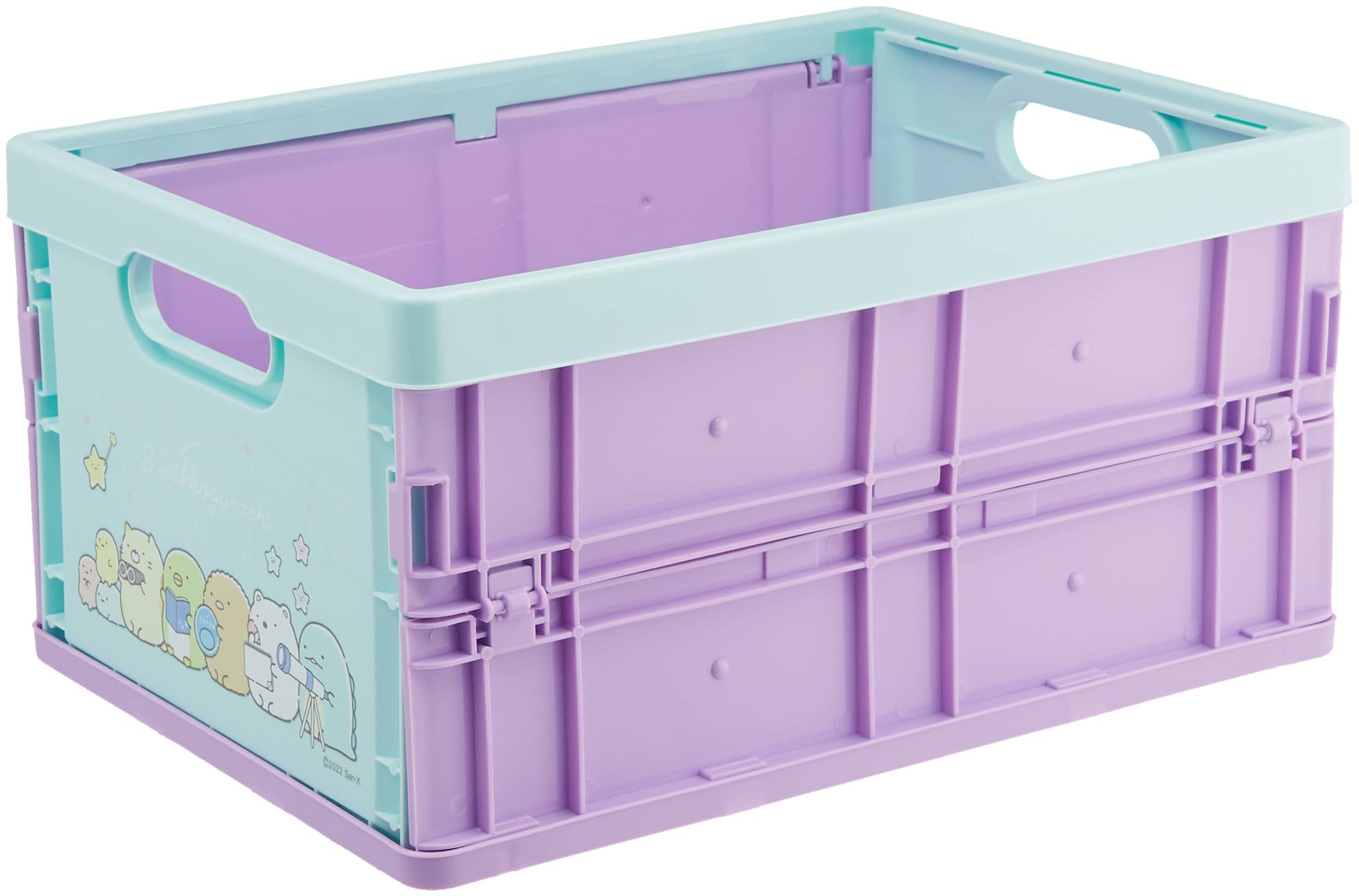 CNM4-SG-MPsmi Cogu lasi storage container (M) mint &amp; purple 