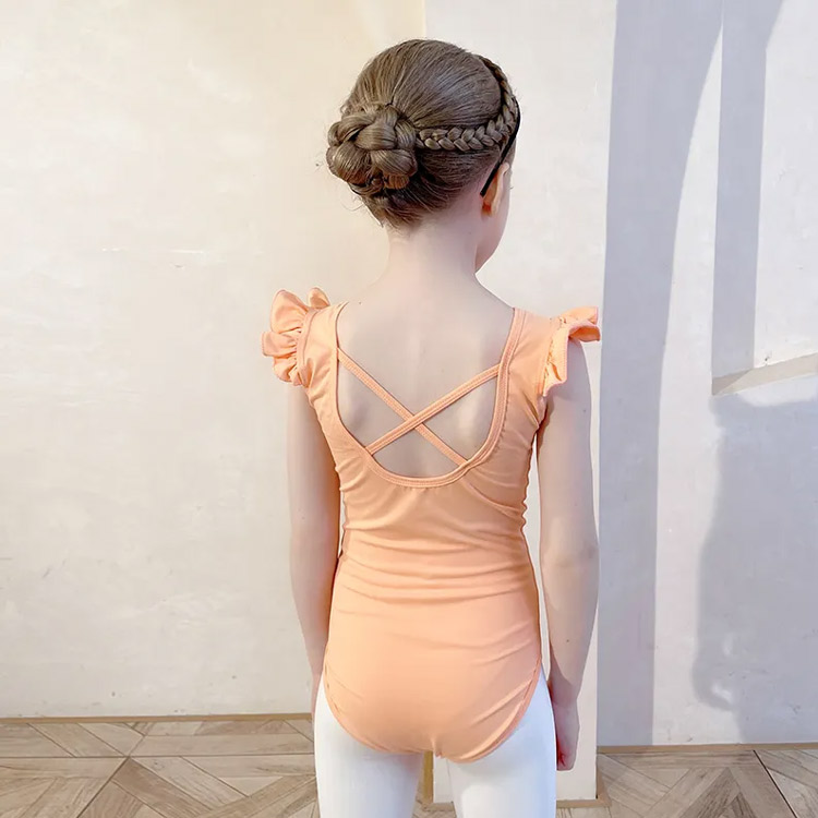  оборка рукав балет Leotard ребенок юбка нет балет Leotard длинный рукав короткий рукав Junior стрейч эластичный модный тренировка урок художественная гимнастика балет для 