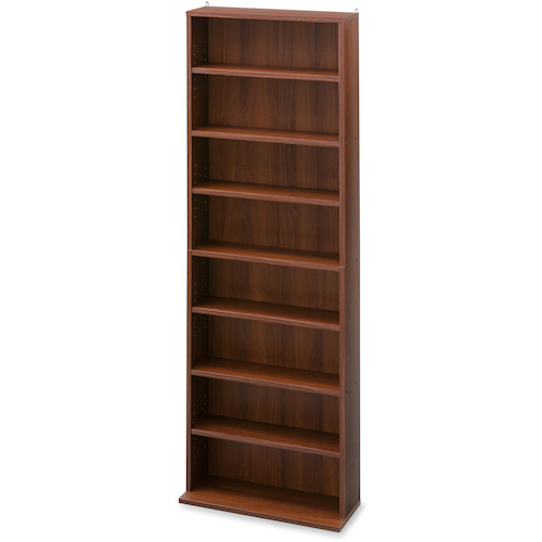 アイリスオーヤマ コミックラック ハイタイプ W598×D230×H1800mm CORK-1860 （ウォールナット） 本棚、書棚の商品画像