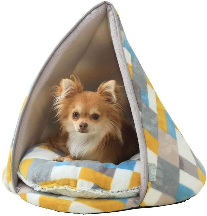 IRIS OHYAMA アイリスオーヤマ ペットティピーテント グレー PTTL-480 犬用ベッド、クッションの商品画像