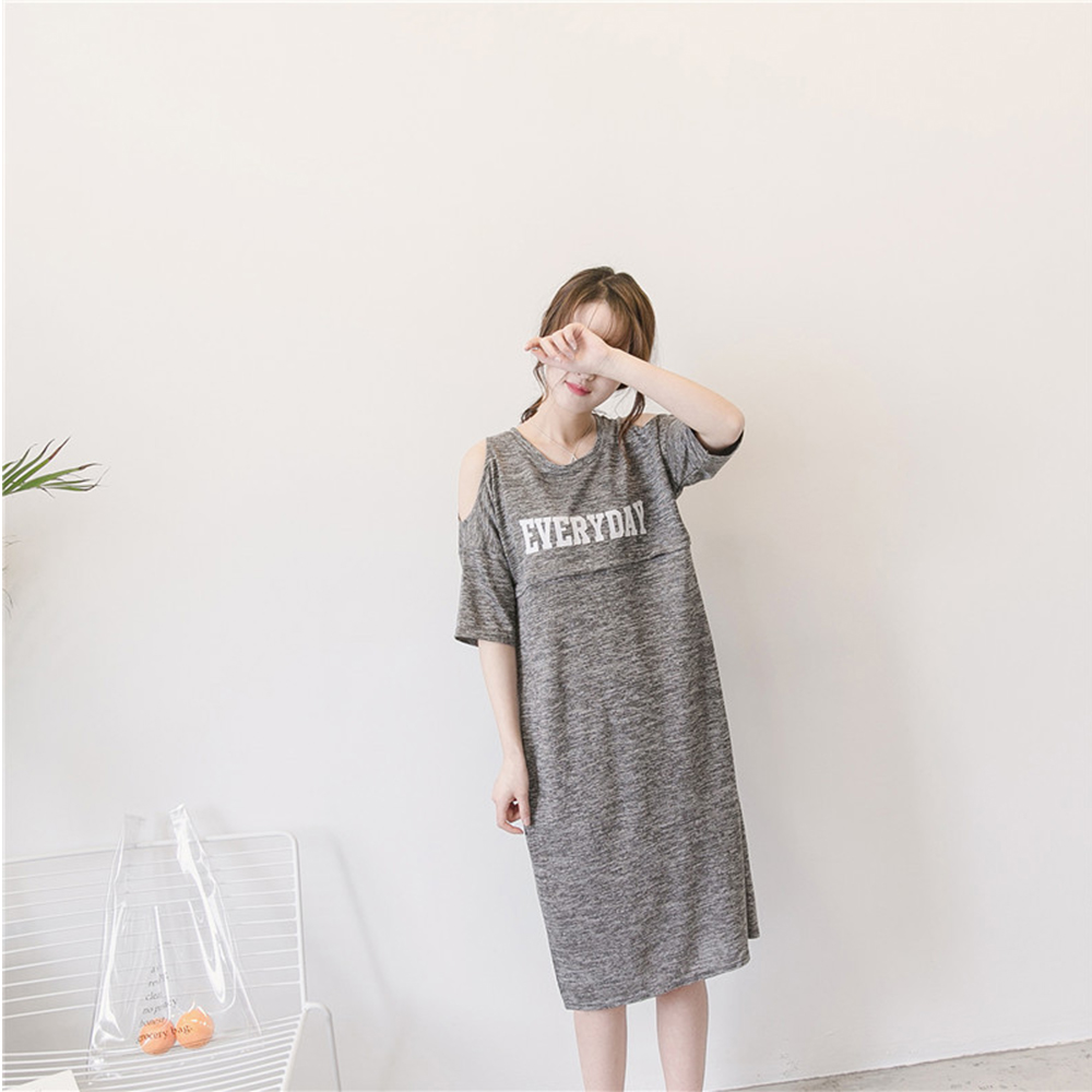  maternity One-piece short sleeves T-shirt nursing . attaching large size lovely off shoulder tops summer 