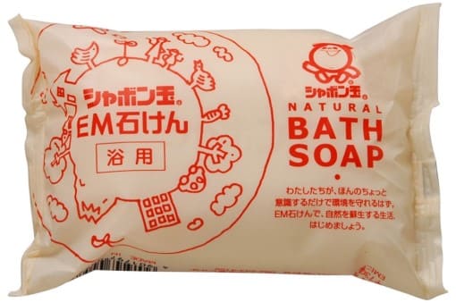 シャボン玉石けん EM化粧石けん 浴用 100g×1個の商品画像