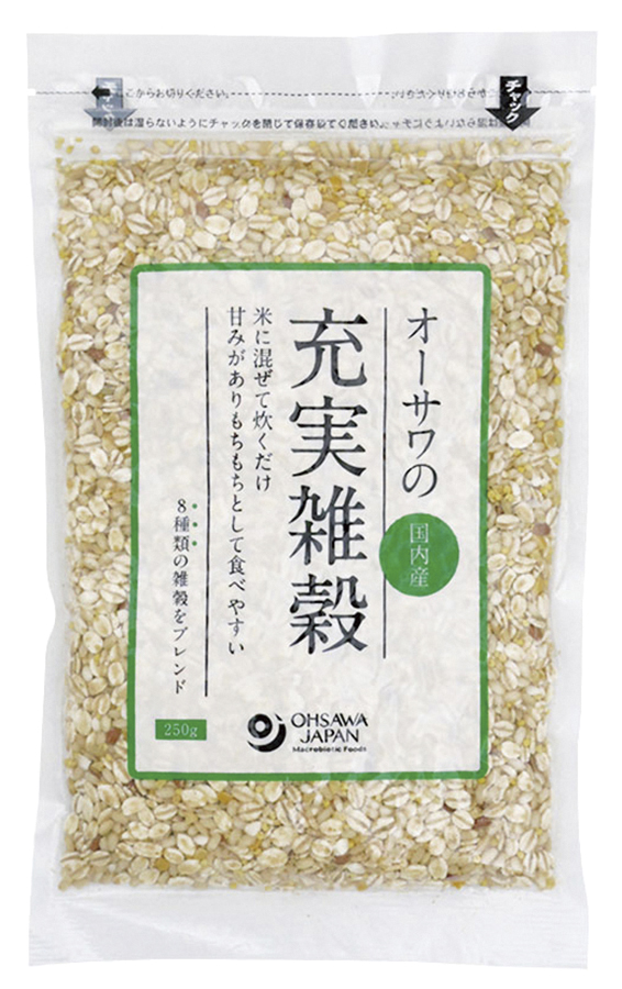 オーサワジャパン オーサワジャパン オーサワの充実雑穀（国産）250g × 1袋 雑穀ミックスの商品画像