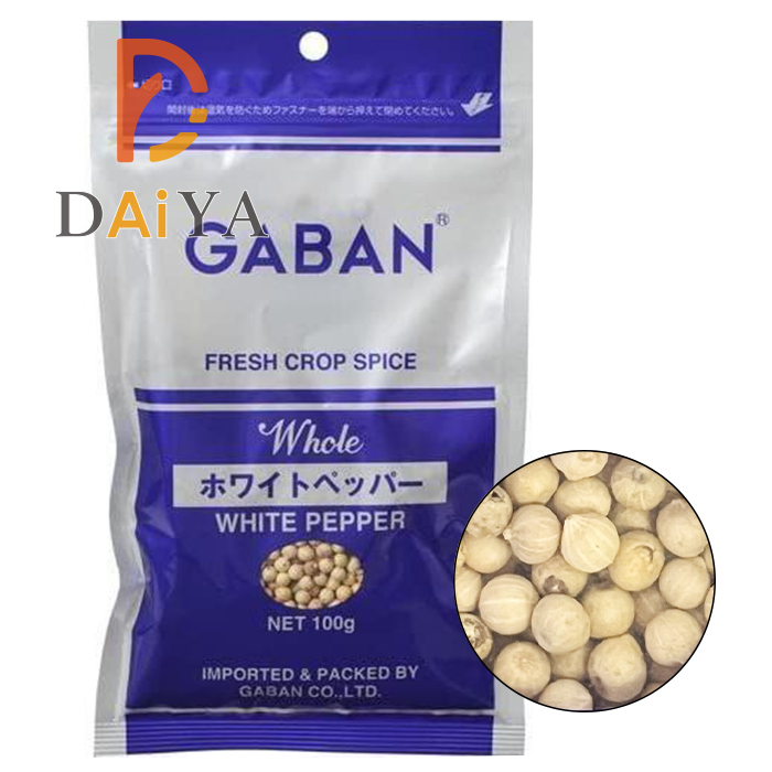 gya van GABAN white pepper white .. bead white .. hole 100g ×1 piece | put on after Revue . present have!|